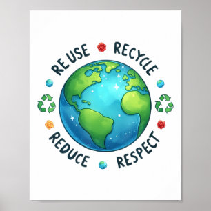 Earth Day Teacher Environment Day Recycle Earth Da Poster