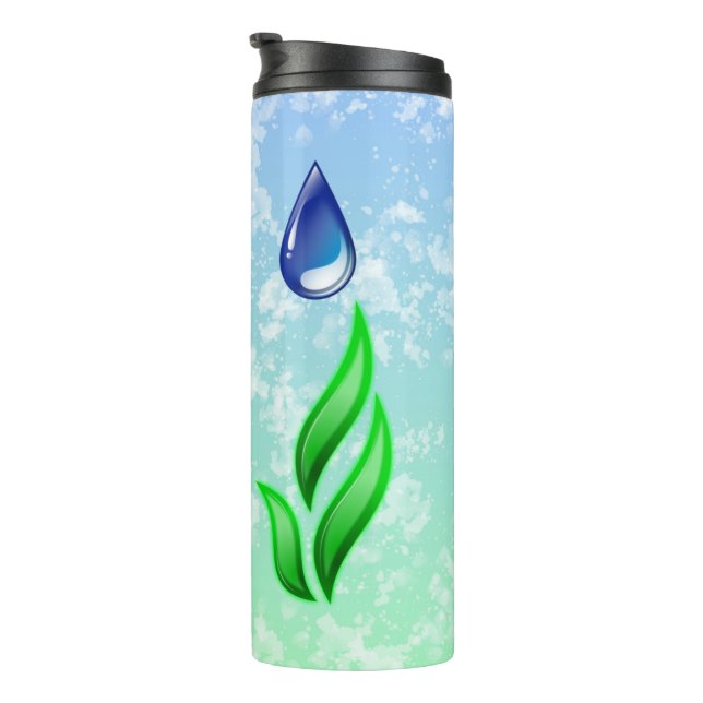 Earth Day Thermal Tumbler (Rotated Right)