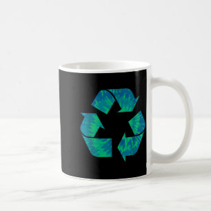 Earth Day Tie Dye Recycle Symbol Recycle Tie Dye E Coffee Mug