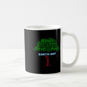 Earth Day Tree Nature Recycle Planet Go Green Eco Coffee Mug