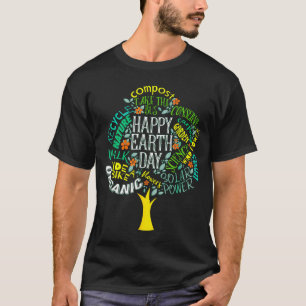 Earth day tree save earth inspiration T-Shirt