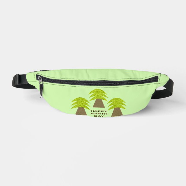 Earth Day Trees Bum Bags (Front)