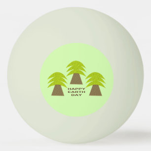 Earth Day Trees Ping Pong Ball