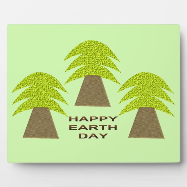 Earth Day Trees Plaque (Front)