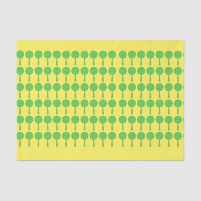 Earth Day Trees Tissue Paper (Front)