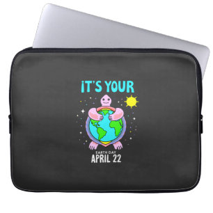 Earth Day Turtle Design April 22 For Nature Lovers Laptop Sleeve