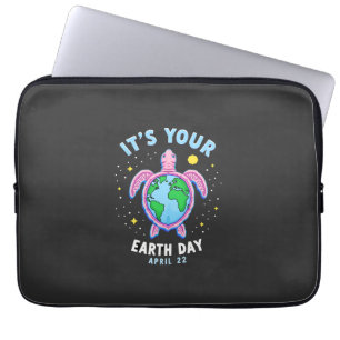 Earth Day Turtle Design April 22 For Nature Lovers Laptop Sleeve