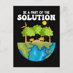 Earth Day World Ecology Rescue Environment Postcard