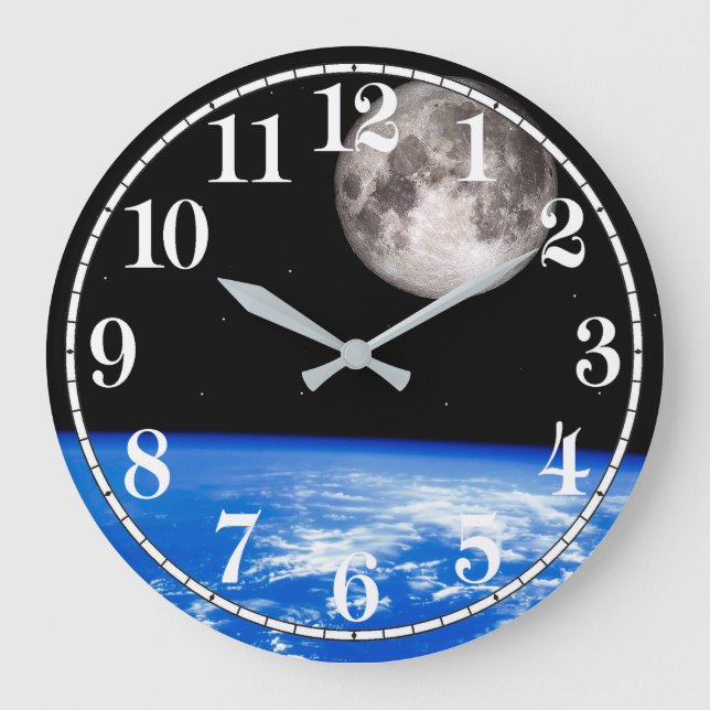 Earth design image for Acrylic Wall Clock (Front)