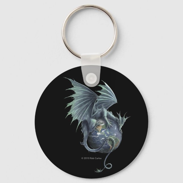 Earth Dragon Keychain (Front)