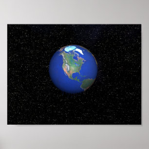 Earth Drip Poster