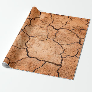 Earth drought floor dryness wrapping paper