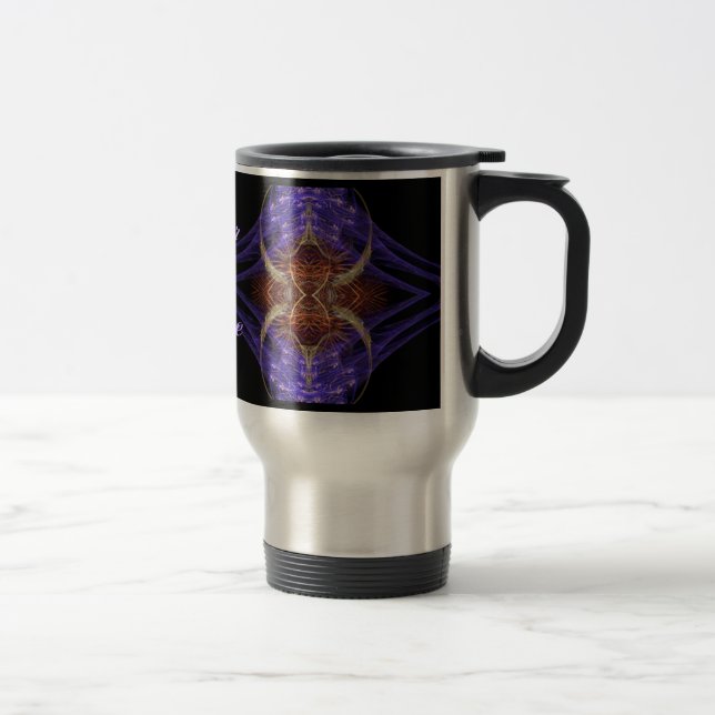 Earth Feathers Party Travel MUG (Right)