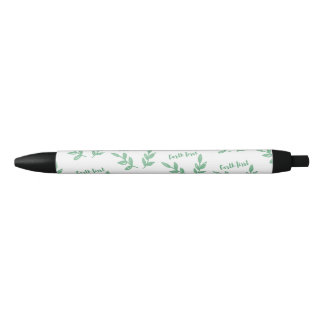 Earth first / Eco friendly, zero waste, go green Black Ink Pen