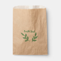 Earth first / Eco friendly, zero waste, go green