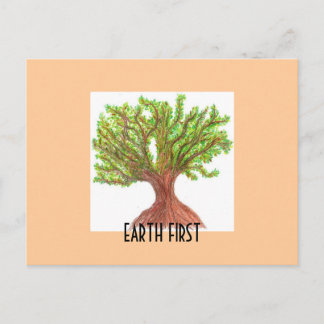 Earth First Postcard