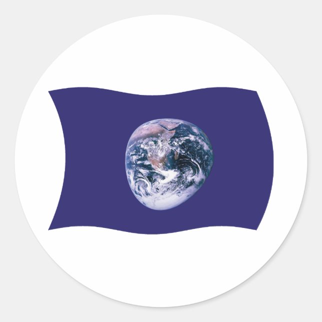 Earth Flag Sticker (Front)