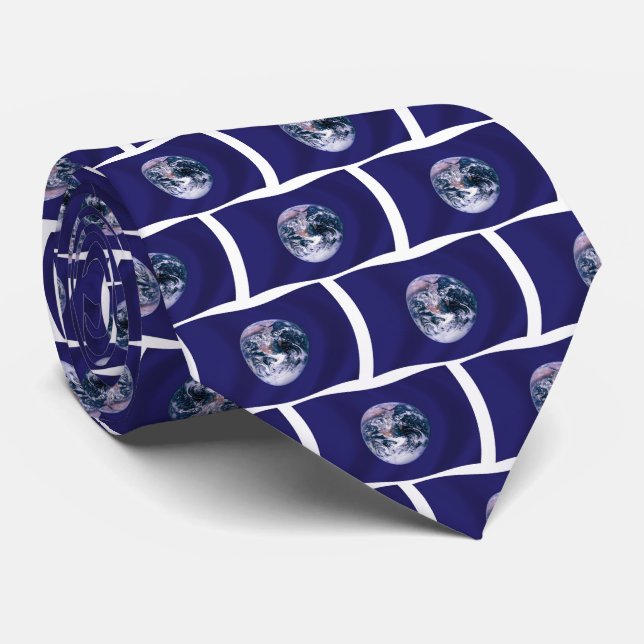 Earth Flag Tie (Rolled)