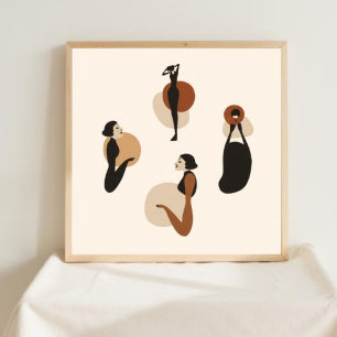 Earth & Form – Minimalist Botanical Art VI Poster