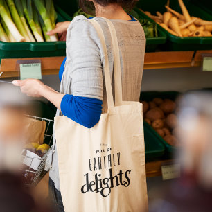 Earth Friendly Eco Message Grocery Tote Bag
