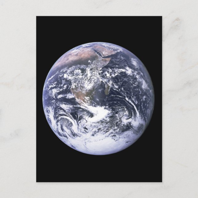 Earth from Apollo 17 Postcard (Front)