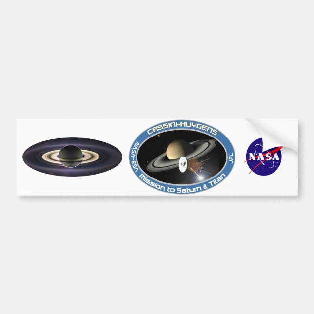 EARTH FROM CASSINI BUMPER STICKER (Front)