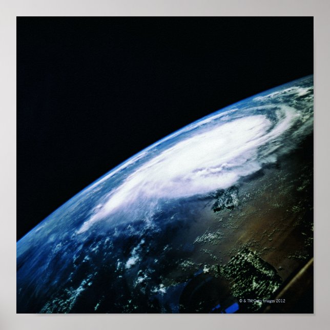 Earth from Satellite 3 Poster (Front)