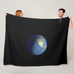 EARTH from SPACE Fleece Blanket