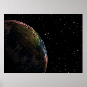 Earth from Space Poster
