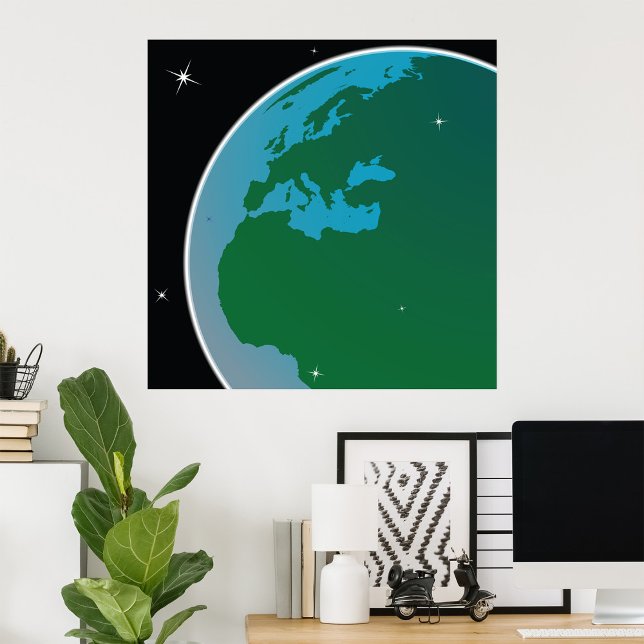 Earth From Space Poster (Creator Uploaded)