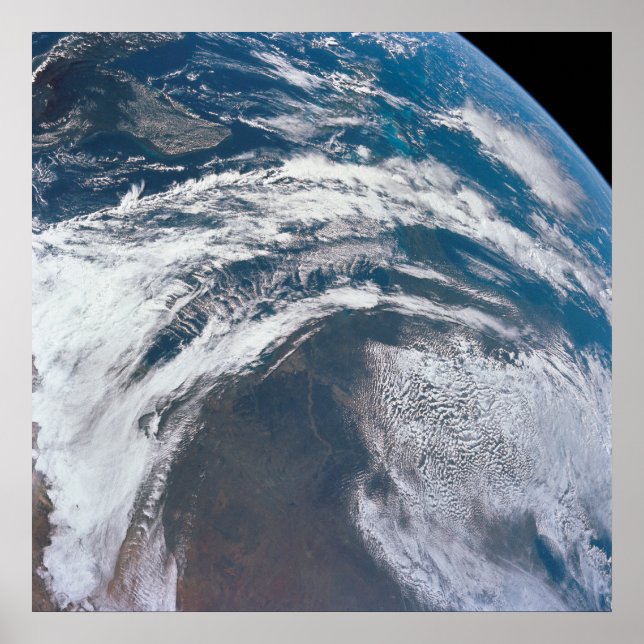 Earth From The Apollo 12 Spacecraft. Poster (Front)