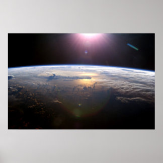 Earth from the International Space Station Poster