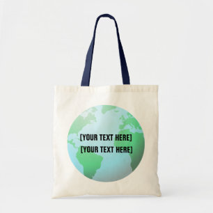 Earth Globe Background, add your text Tote Bag