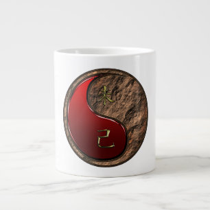 Earth Goat Large Coffee Mug