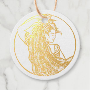 Earth Goddess Green Witch Pagan Druid Witches Favour Tags