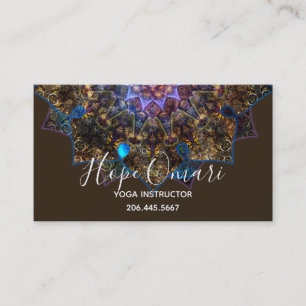 Earth Goddess Mandala  Business Card