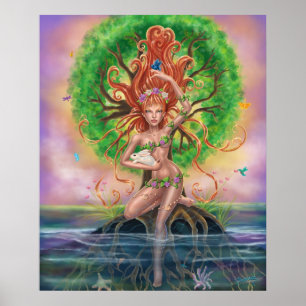 Earth Goddess Poster