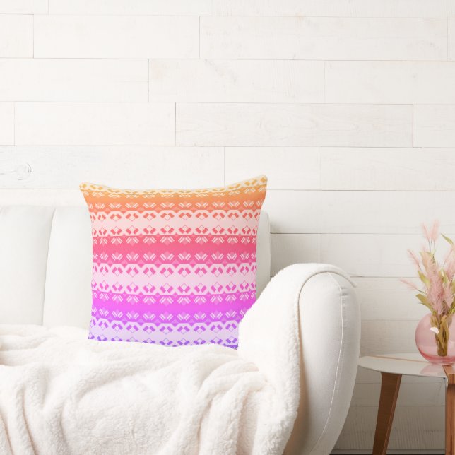 Earth Grid Rainbow  Cushion (Couch)