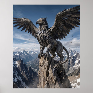 Earth Gryphon Craggy Peaks Print