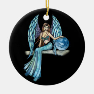 Earth Guardian Angel Ornament by Molly Harrison