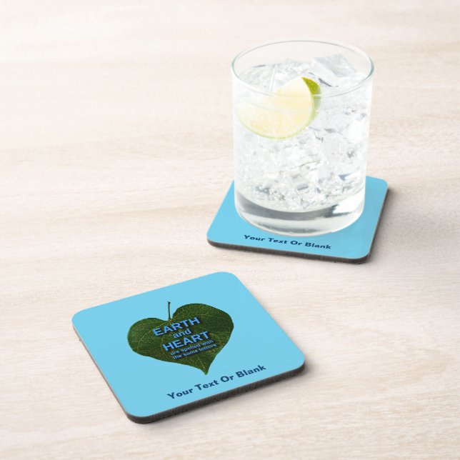 Earth - Heart Anagram Coaster (Right Side)