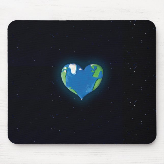 earth heart mousepad (Front)