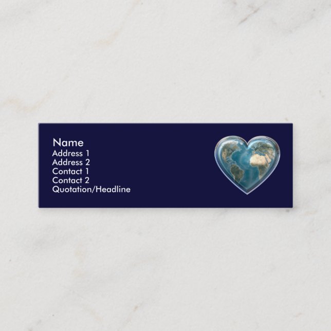 Earth Heart Profile Card (Front)