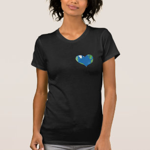 earth heart t shirt