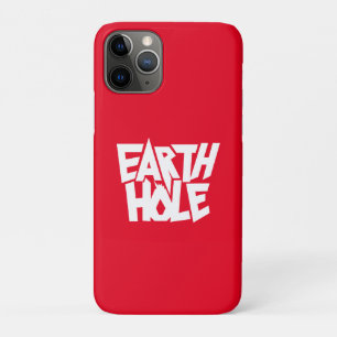 Earth Hole for iPhone case Red