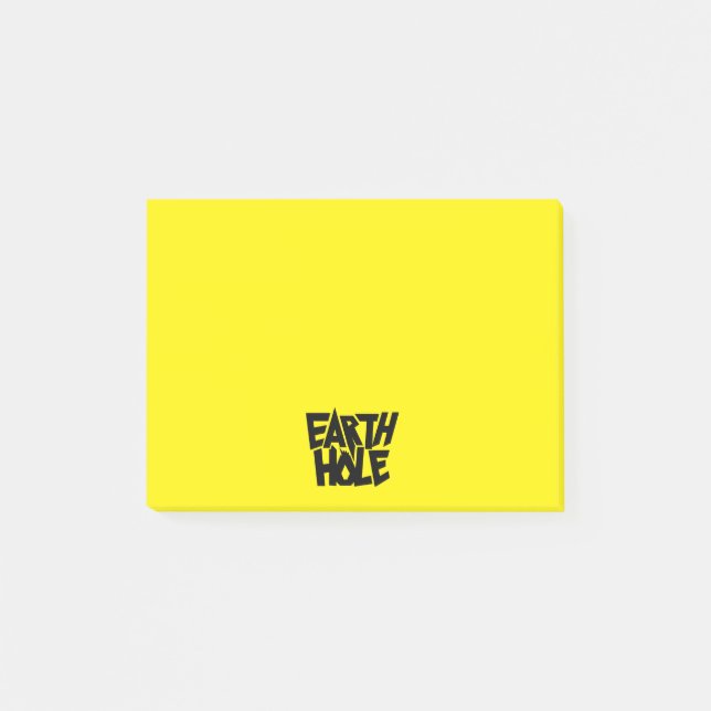 Earth Hole Post-It notes (Front)