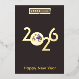 Earth in 2026  - Professional New Year Card 