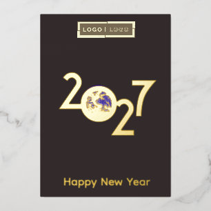 Earth in 2027 - Professional New Year Card