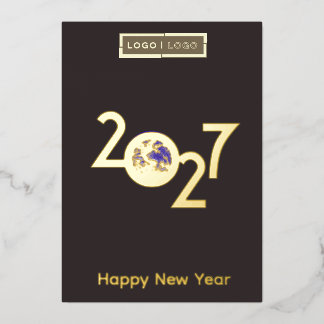 Earth in 2027 - Professional New Year Card