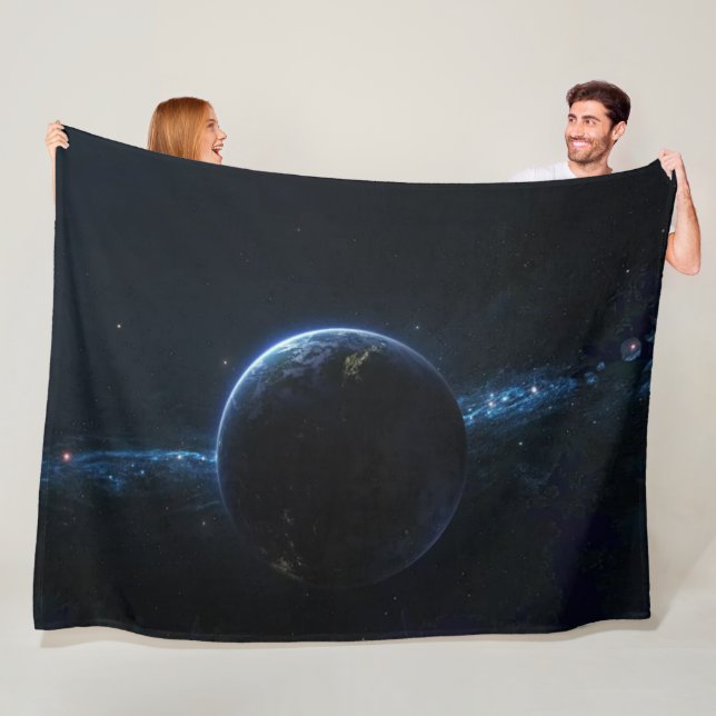EARTH in SPACE Fleece Blanket (In Situ)